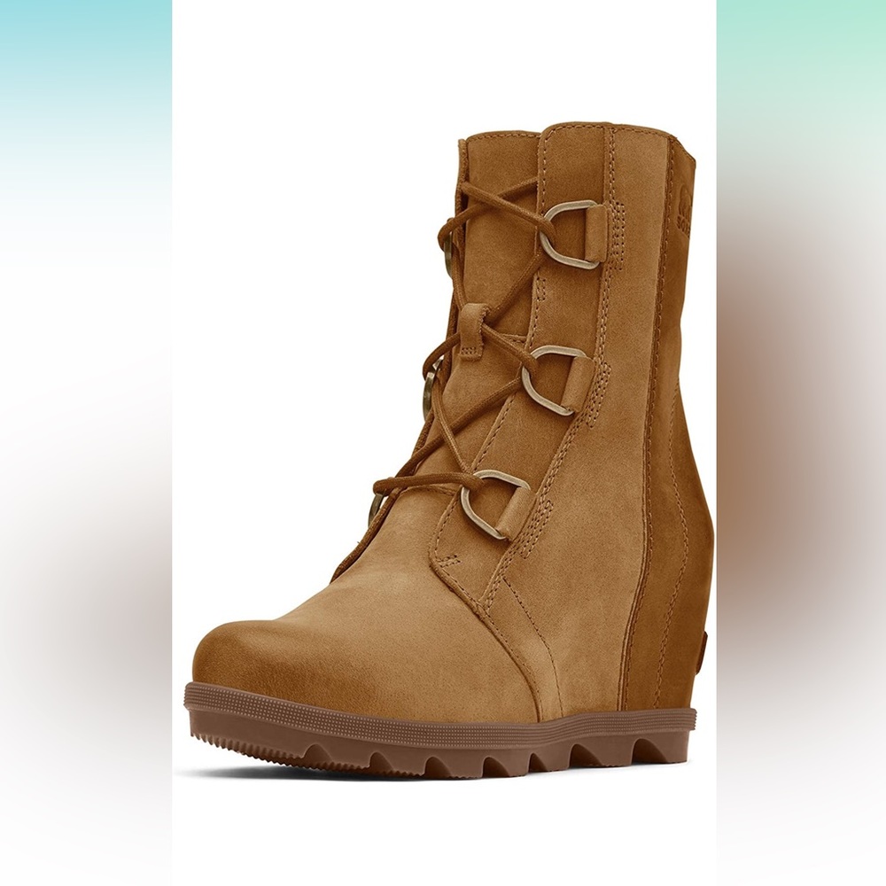 Like new 8.5 Sorel Joan of Arctic II Wedge Waterproof Leather Boot